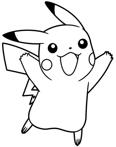 picachu colorir|26 Pikachu Desenhos para colorir